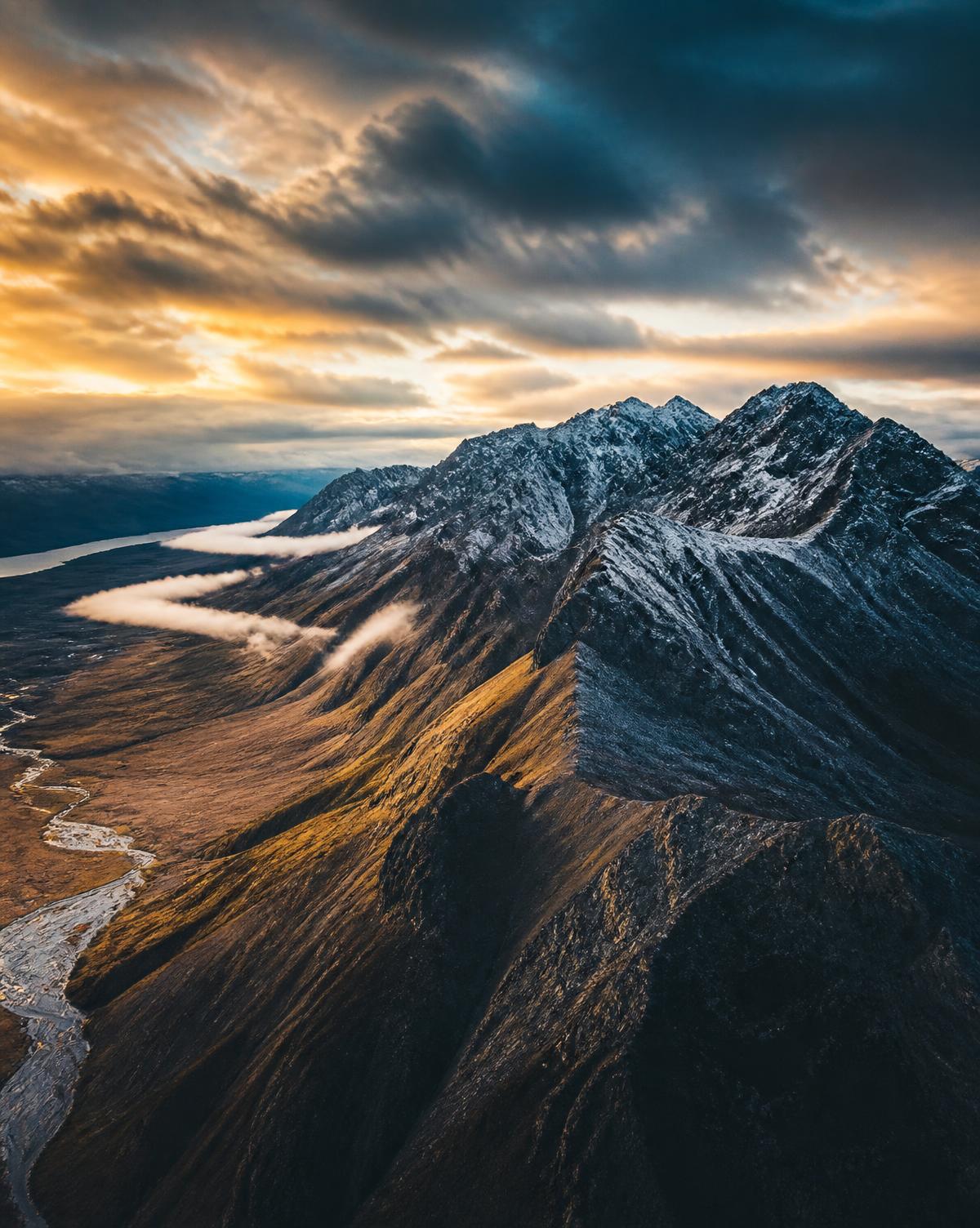 Dramatic New Zealand landscape — The Remarkables mountain range near Queenstown